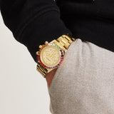KALEIDOSCOPE GOLD CHRONOGRAPH WATCH