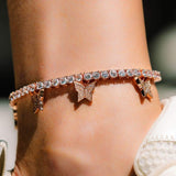 WOMEN'S ADJUSTABLE BUTTERFLY ANKLET - Malvos