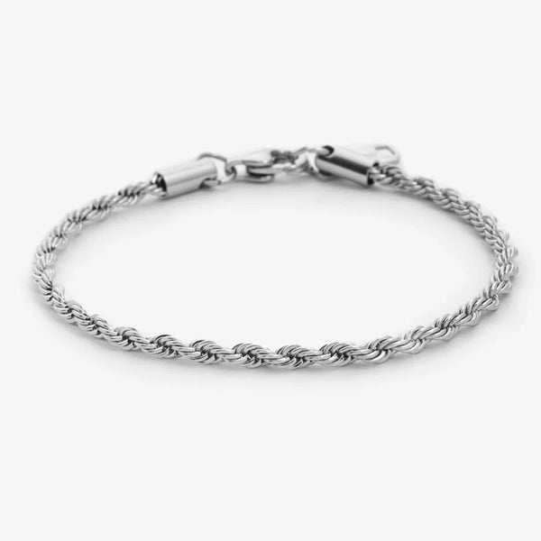ROPE BRACELET [18K WHITE GOLD] 3MM