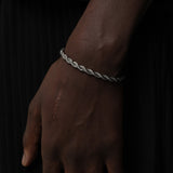ROPE BRACELET [18K WHITE GOLD] 3MM