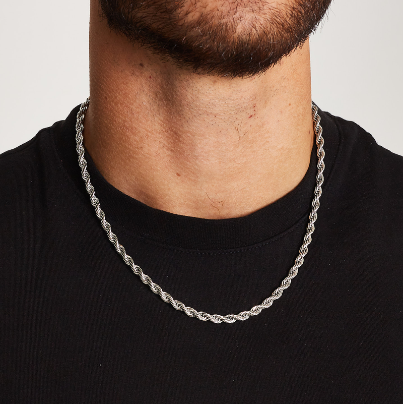 ROPE CHAIN [18K WHITE GOLD] 5MM