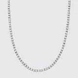TENNIS CHAIN [18K WHITE GOLD] 5MM