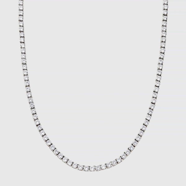 TENNIS CHAIN [18K WHITE GOLD] 5MM