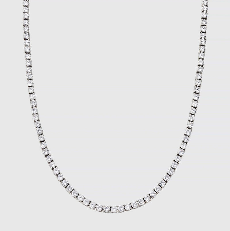 TENNIS CHAIN [18K WHITE GOLD] 5MM