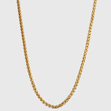 WHEAT CHAIN 5MM [18K GOLD]