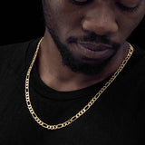 FIGARO CHAIN 5MM [18K GOLD]