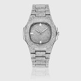 ICED FROSTBITE CIRCULAR DIAL [18K WHITE GOLD]