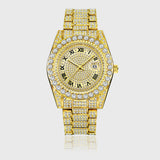 ICED GOLDEN CASCADE ROMAN NUMERALS