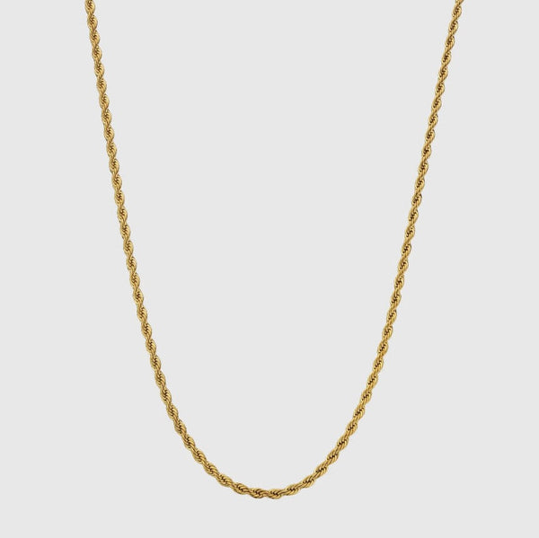ROPE CHAIN [18K GOLD] 3MM
