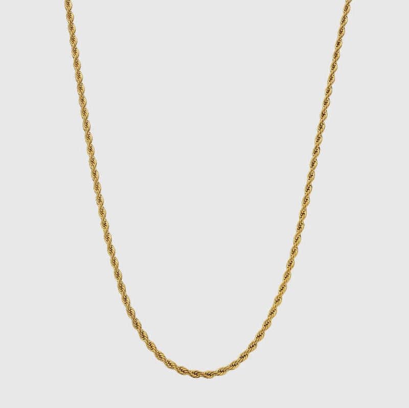 ROPE CHAIN [18K GOLD] 3MM