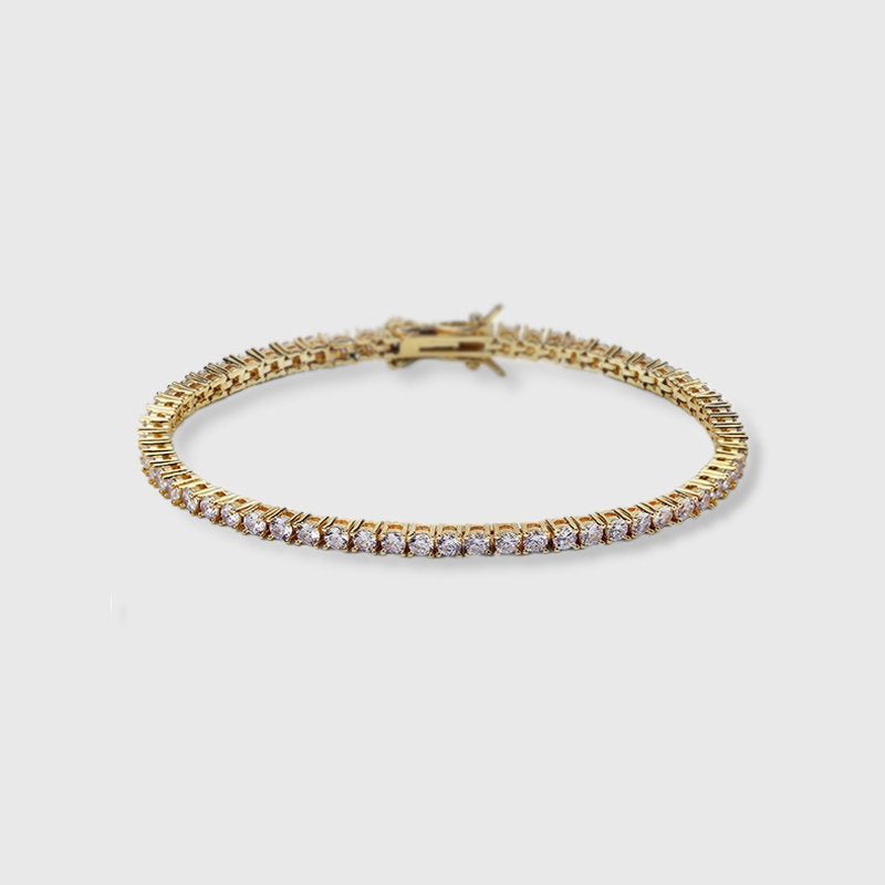 MICRO TENNIS BRACELET [18K GOLD] 3MM