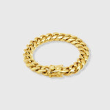 MIAMI CUBAN BRACELET [18K GOLD] 12MM