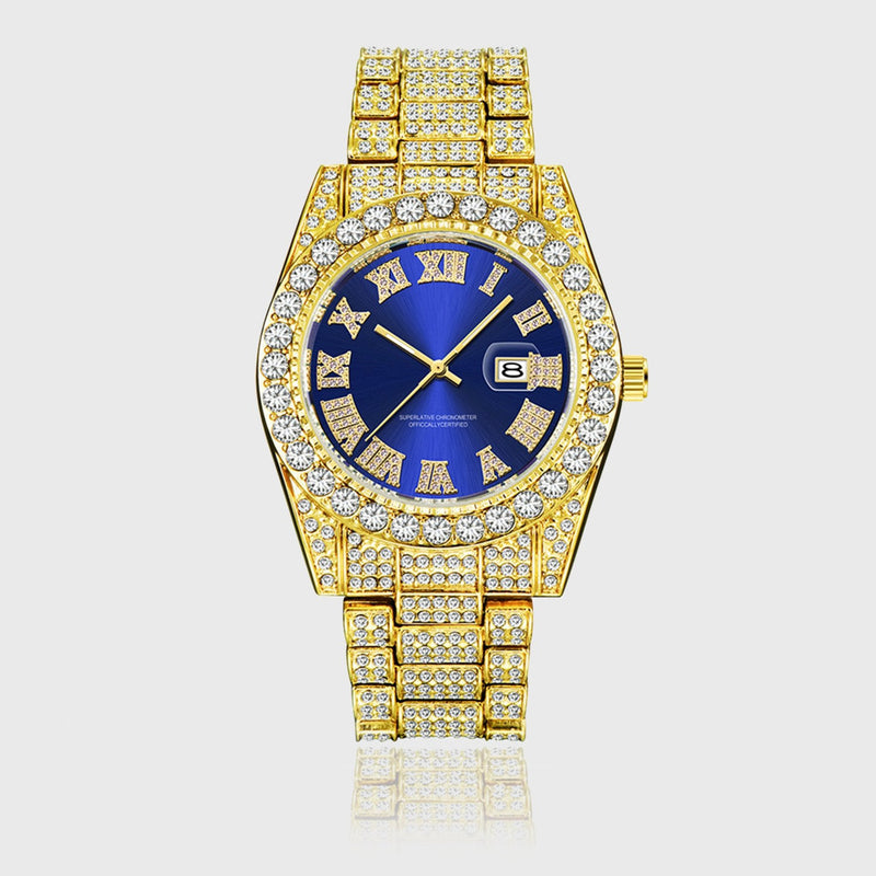 PRUSSIAN BLUE ROMAN NUMERALS