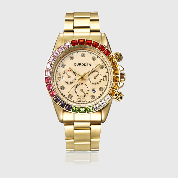 KALEIDOSCOPE GOLD CHRONOGRAPH WATCH