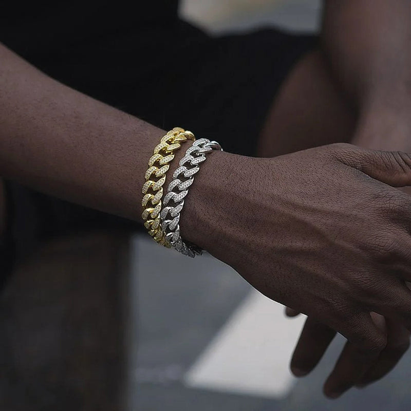 ICED MIAMI CUBAN BRACELET [18K WHITE GOLD] 8MM