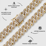 ICED MIAMI CUBAN BRACELET [18K GOLD] 10MM