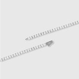 MICRO TENNIS CHAIN [18K WHITE GOLD] 3MM