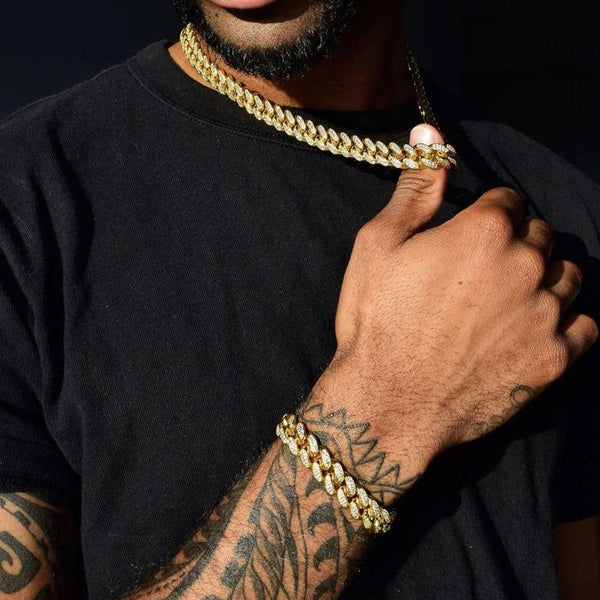 ICED MIAMI CUBAN BRACELET [18K GOLD] 10MM