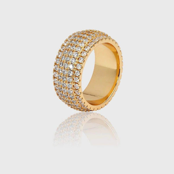 5 ROW BAND RING [18K GOLD]