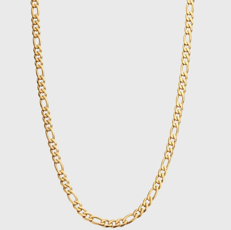FIGARO CHAIN 5MM [18K GOLD]