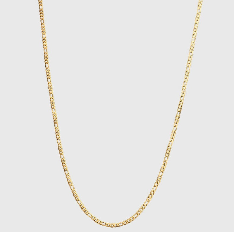 FIGARO CHAIN 3MM [18K GOLD]