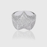 STAR RING [18K WHITE GOLD]
