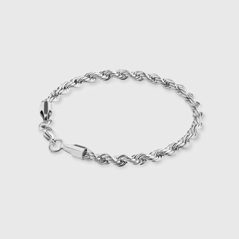 ROPE BRACELET [18K WHITE GOLD] 5MM