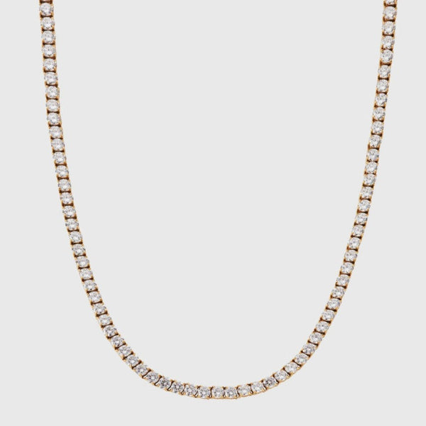 TENNIS CHAIN CLASP [18K GOLD] 5MM
