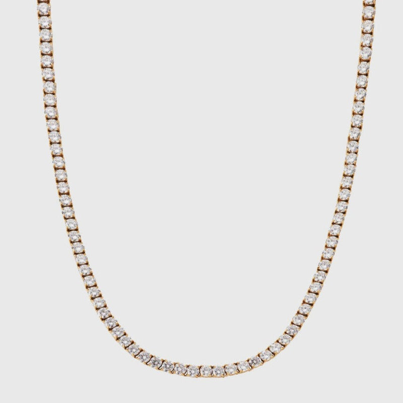 TENNIS CHAIN CLASP [18K GOLD] 5MM