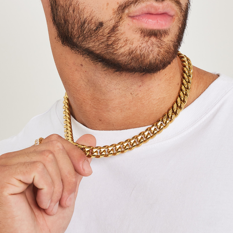 MIAMI CUBAN CHAIN [GOLD] 12MM