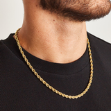 ROPE CHAIN [18K GOLD] 5MM