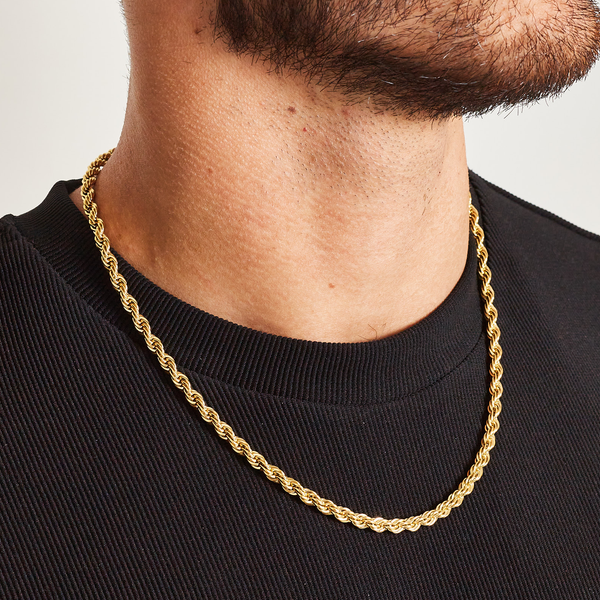 ROPE CHAIN [18K GOLD] 5MM