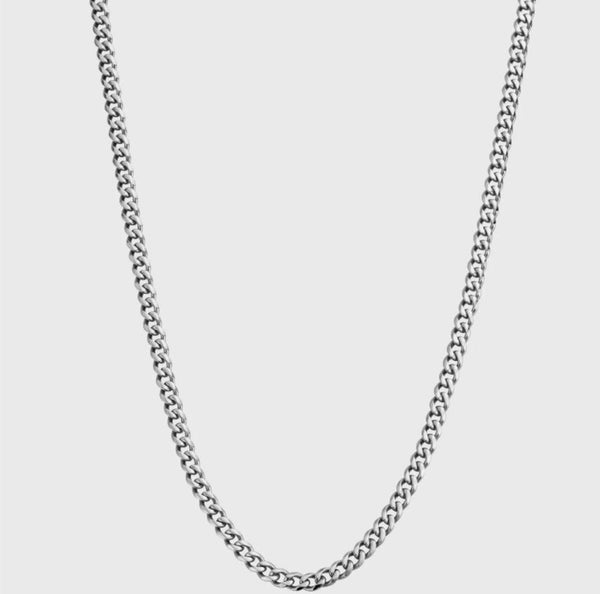 MIAMI CUBAN CHAIN [18K WHITE GOLD] 5MM