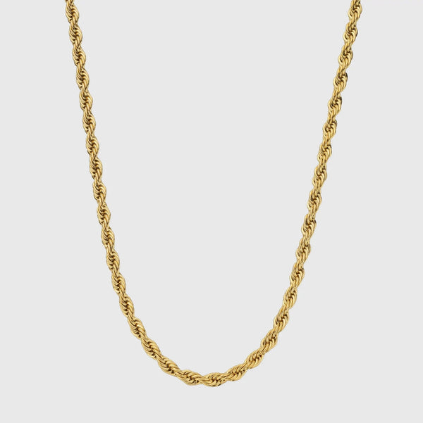 ROPE CHAIN [18K GOLD] 5MM