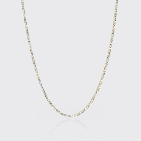 TENNIS CHAIN CLASP [18K GOLD] 3MM