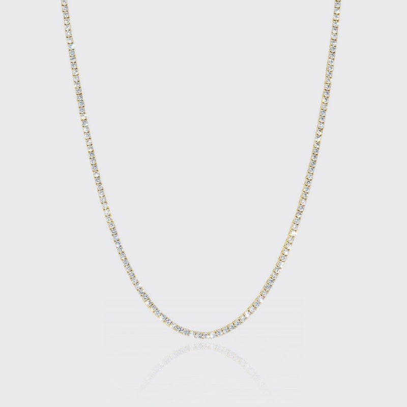 TENNIS CHAIN CLASP [18K GOLD] 3MM