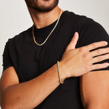 MICRO TENNIS BRACELET [18K GOLD] 3MM