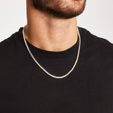 TENNIS CHAIN CLASP [18K GOLD] 3MM