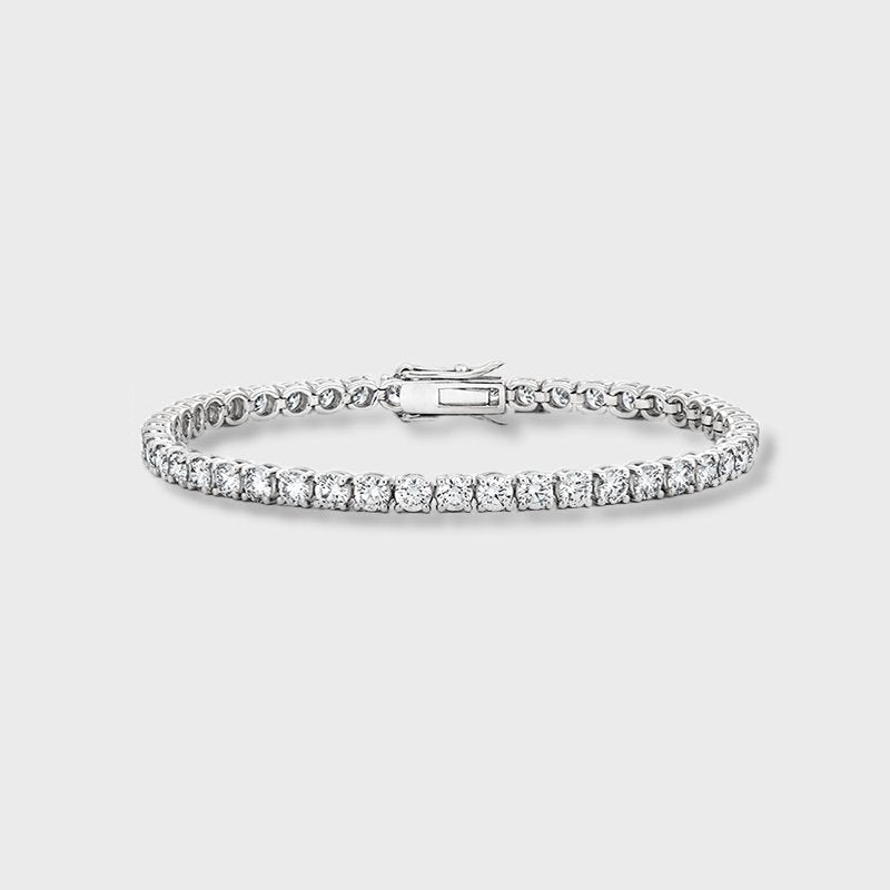 TENNIS BRACELET [18K WHITE GOLD] 5MM