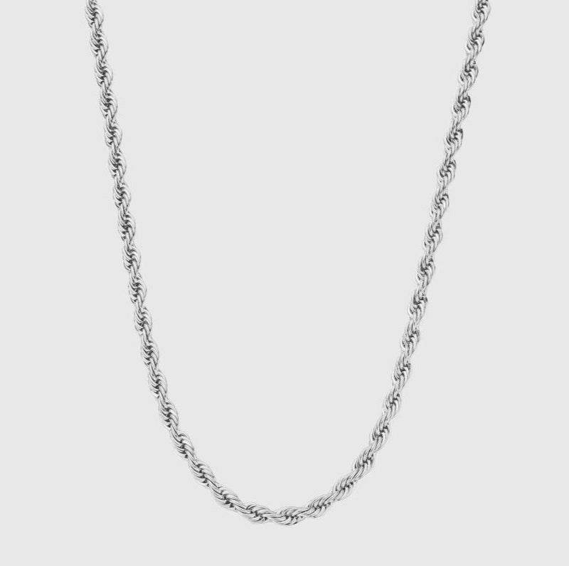 ROPE CHAIN [18K WHITE GOLD] 5MM