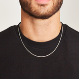 ROPE CHAIN [18K WHITE GOLD] 3MM