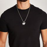 ICED GOAT [18K WHITE GOLD]