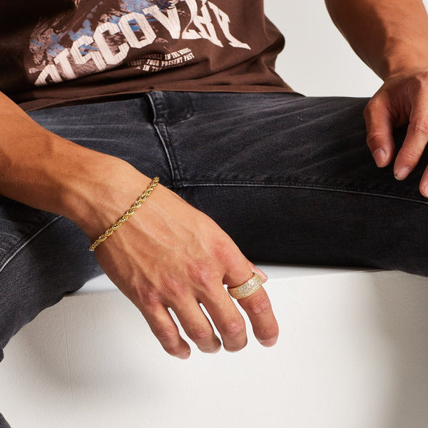 5 ROW BAND RING [18K GOLD]