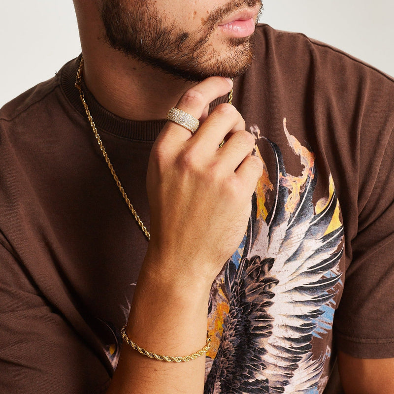 5 ROW BAND RING [18K GOLD]