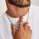 MIAMI ICED CUBAN RING [18K GOLD]
