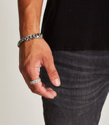 MIAMI ICED CUBAN RING [18K WHITE GOLD]