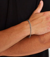FIGARO BRACELET 5MM [18K WHITE GOLD]