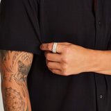 ICED DOUBLE ROW DIAMOND RING [18K GOLD]