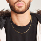 FIGARO CHAIN 3MM [18K GOLD]