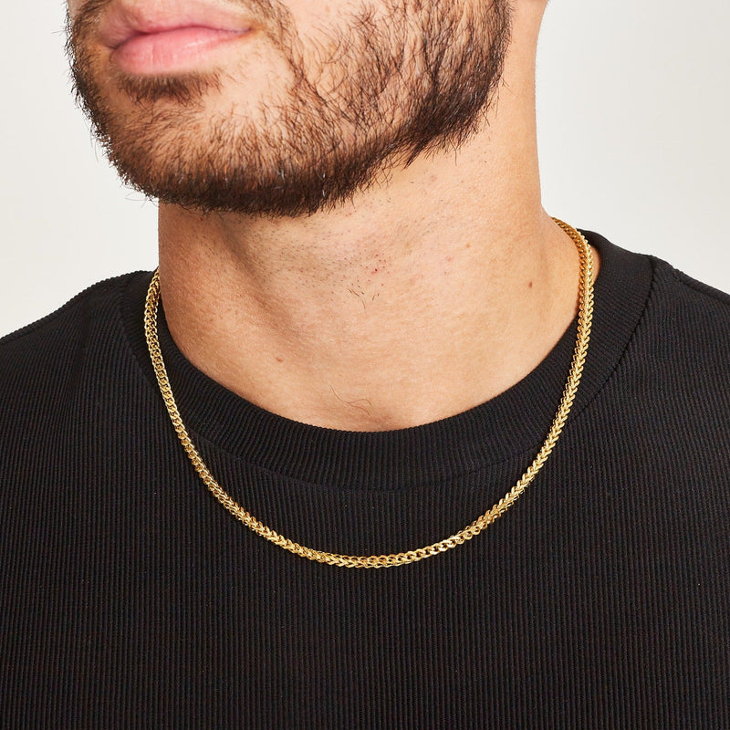 WHEAT CHAIN 5MM [18K GOLD]